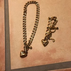 Juicy necklace and bracelet